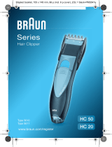 Braun HAIR CLIPPER Manual de usuario