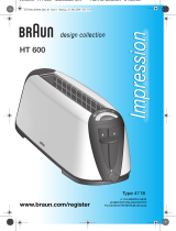 Braun IMPRESSION HT 600 El manual del propietario