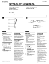 Sony F-V820 Manual de usuario