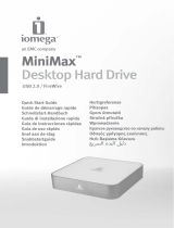 Iomega 33957 - MiniMax Desktop Hard Drive 1 TB External El manual del propietario