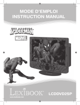 Lexibook LCDDVD2SP Spiderman Manual de usuario
