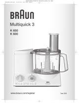 Braun K 650-600 El manual del propietario