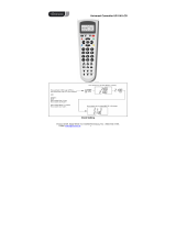 Vivanco UNIVERSAL CONTROLLER UR 100 LCD El manual del propietario