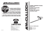 McCulloch MHT1800 El manual del propietario