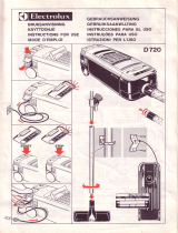 Electrolux D 720 El manual del propietario