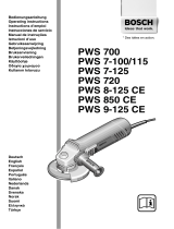 Bosch PWS 700 El manual del propietario
