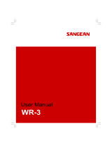 Sangean WR-3 El manual del propietario
