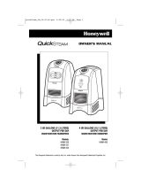 Honeywell HWM 335 - 3G Warm Humidifier Manual de usuario