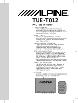 Alpine TUE-T012 El manual del propietario