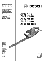 Bosch AHS 63-16 C El manual del propietario