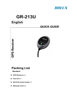 Holux GR 213U El manual del propietario