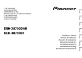 Pioneer DEH-X8700BT El manual del propietario