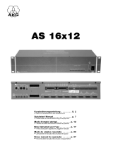 AKG AS 16X12 El manual del propietario