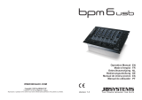 JBSYSTEMS BPM6 USB El manual del propietario