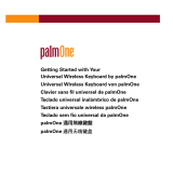 palmOne 3169WW - Universal Wireless Keyboard El manual del propietario