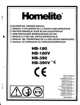 Homelite BX-90 El manual del propietario