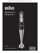 Braun MQ775 El manual del propietario