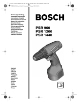 Bosch PSR 1200 El manual del propietario