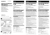 Sony ECM-TL1 El manual del propietario