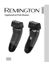 Remington Rasoir Pour Homme Xf8505 Rasoir À Grille Tondeuse Noir, Gris El manual del propietario