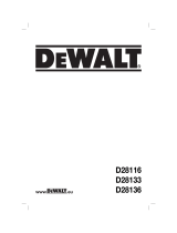 DeWalt D28116 El manual del propietario