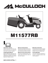 MC CULLOCH M11577RB El manual del propietario
