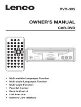 Lenco DVD 305 El manual del propietario