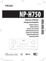 TEAC NPH750 BNPH750 S El manual del propietario