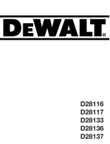 DeWalt D28133 El manual del propietario
