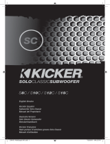 Kicker 2009 Solo Classic Subwoofer Manual de usuario