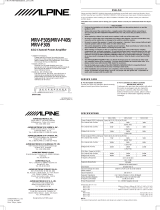 Alpine MRV-F305 El manual del propietario