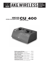 AKG WMS400 CU 400 Manual de usuario