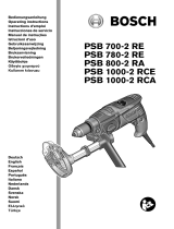 Bosch PSB 1000-2 RCA El manual del propietario
