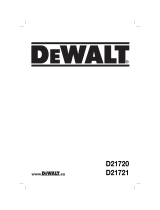 DeWalt D 21721 El manual del propietario