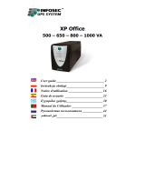 INFOSEC XP OFFICE 500 VA Manual de usuario