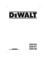 DeWalt D25701K El manual del propietario