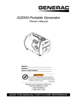 Generac iQ2000 006866R1 Manual de usuario
