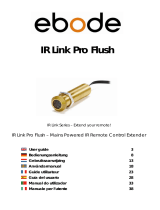 Ebode IR LINK FLUSH Manual de usuario