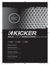 Kicker 2009 Solo Classic Subwoofer Enclosure Manual de usuario