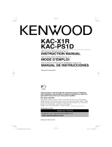 Kenwood KAC-PS1D El manual del propietario