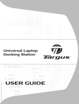 Targus UNIVERSAL LAPTOP DOCKING STATION El manual del propietario