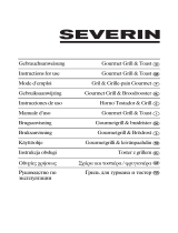 SEVERIN GT2802 GRIL GOURMET IX 2X350W El manual del propietario