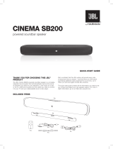 JBL CINEMA SB200CINEMA SB400 El manual del propietario