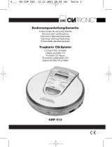 Clatronic CDP 513 El manual del propietario