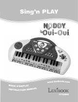 Lexibook IT750NO SING N PLAY NODDY OUI-OUI Manual de usuario