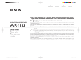Denon AVR-1312 El manual del propietario