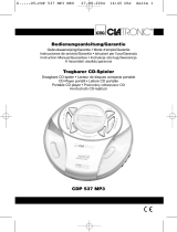 Clatronic CDP 537 MP3 El manual del propietario