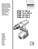 Bosch psb 12 0 ve 2 El manual del propietario