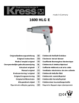 Kress 1600 HLG E El manual del propietario