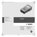 Bosch PLR 25 El manual del propietario